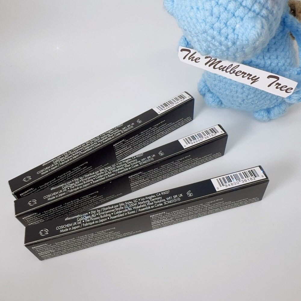 Stila Stay All Day Matte Waterproof Liquid Eyeliner Dual Ended 3 Pack Bundle - Picture 3 of 8